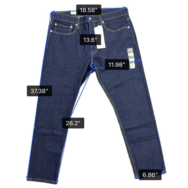 Levis 512 Slim Taper Mens Jeans Dark Wash Stretch Denim With Tags Sz 36x29