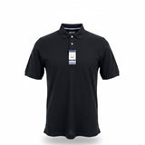 Lands End Mens Black Classic Polo Style Shirt Size XL