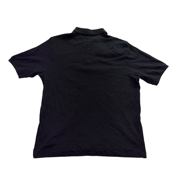Lands End Mens Black Classic Polo Style Shirt Size XL