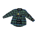 Field & Stream Mens Green Plaid Cotton Button-Up Long-Sleeve Shirt Size XXL