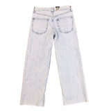 Gap Womens Light Wash Distressed Straight-Leg Jeans Petite Low Stride Size 27