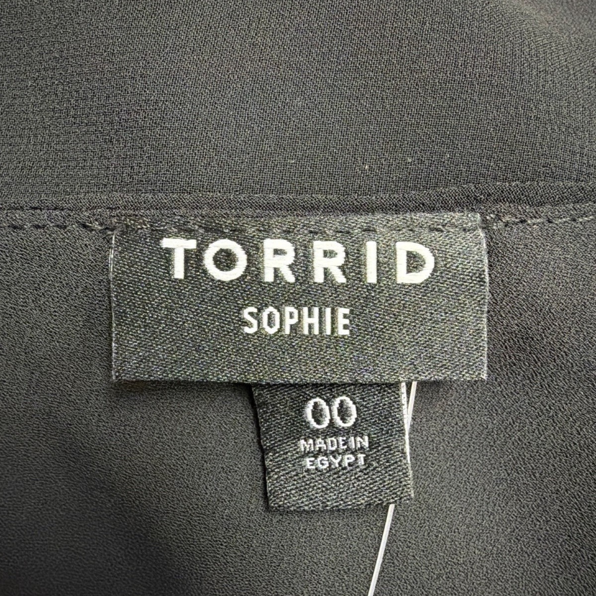 Torrid Womens Black Sophie Adjustable Camisole Top Size 00