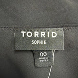 Torrid Womens Black Sophie Adjustable Camisole Top Size 00