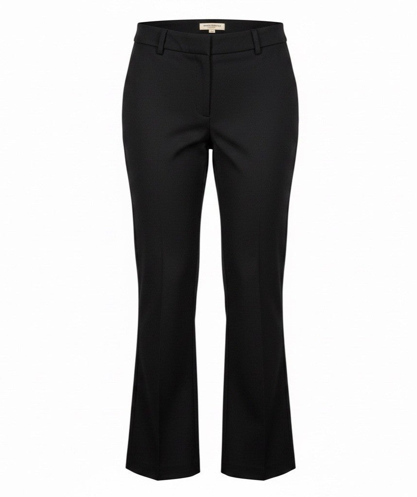 Banana Republic Womens Black Stretch Flare Pants The Sloan Fit Size 12