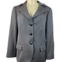 Collezioni Women's Gray Blazer Sz 16 (EU 48)