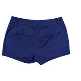 J.Crew Navy Blue Cotton Chino Shorts Womens Casual Summer Wear Size 4