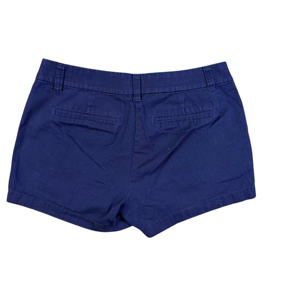 J.Crew Navy Blue Cotton Chino Shorts Womens Casual Summer Wear Size 4