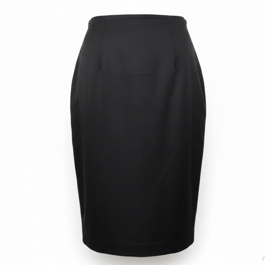 Calvin Klein Womens Black Pencil Skirt For Polished Workwear Size 6