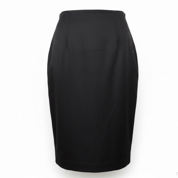 Calvin Klein Womens Black Pencil Skirt For Polished Workwear Size 6