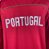 Portugal Women’s Red Track Jacket Full Zip With White & Green Trim Sz 2 - New