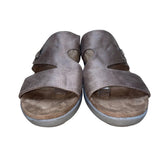 Easy Spirit Women’s Brown Cushioned Footbed Kaitrin Wedge Sandals Size 10M
