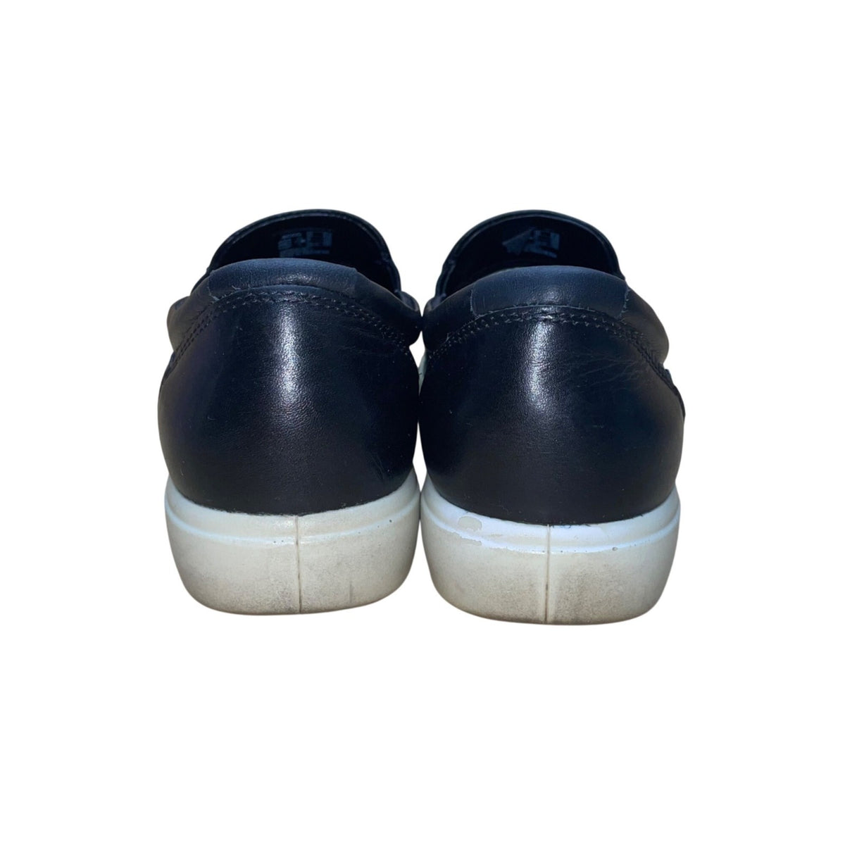 Ecco Women’s Black Woven Leather Upper Slip-On Casual Shoes Size 9