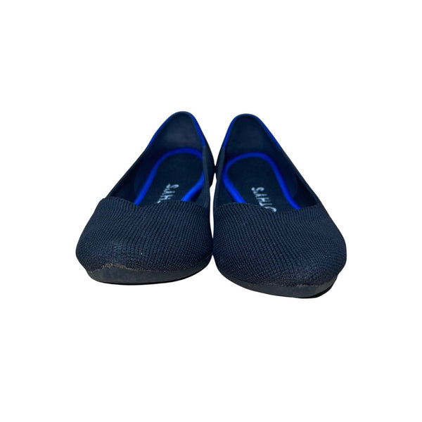 Rothys Women’s Black Eco-Friendly Recycled Pointe Flat Ballet Shoes Size 6