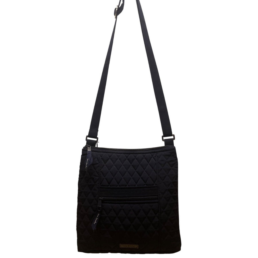 Vera Bradley Women’s Dark Blue Quilted With Adjustable Strap Crossbody Bag