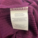 ONeill Purple Ribbed Knit Sleeveless Cropped Top Adjustable Drawstring New