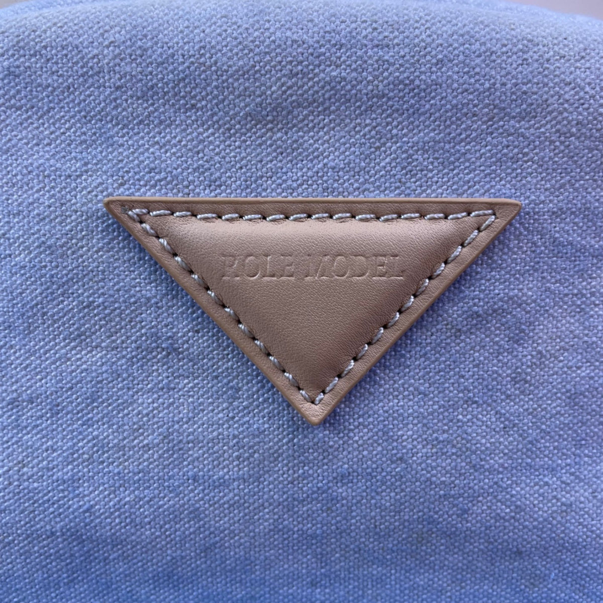 Role Model Women’s Blue & Khaki Canvas & Faux Leather Adjustable Straps Backpack