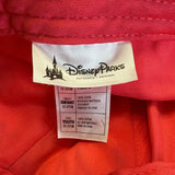 Disney Parks Minnie Mouse Youth Red Cap With Patterned Brim & Embroidered Design