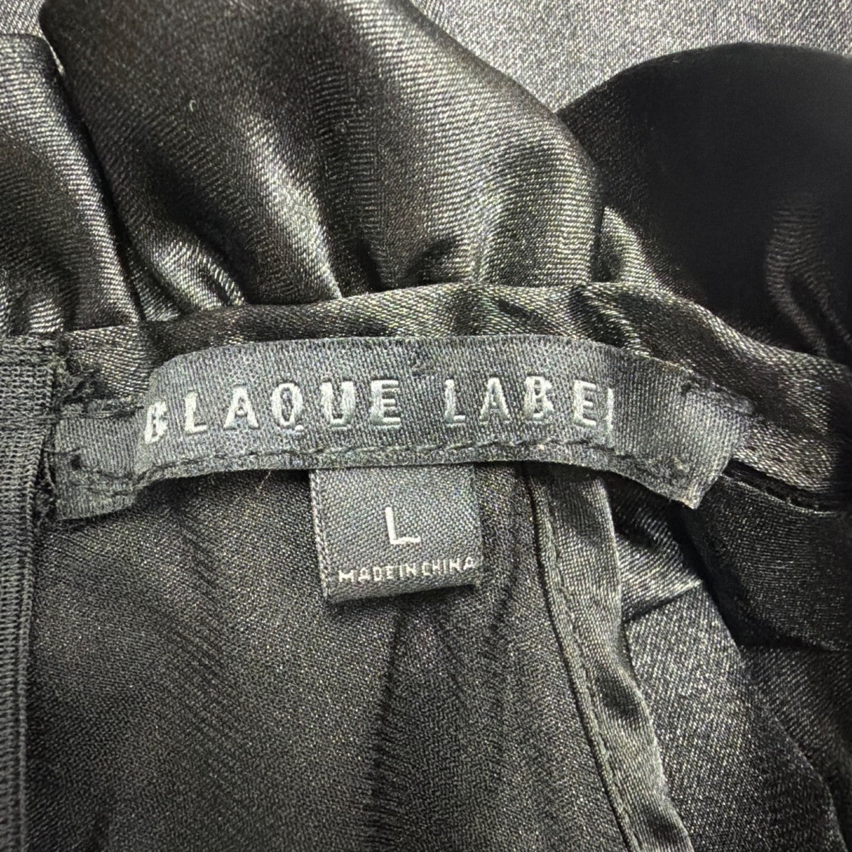 Blaque Label Womens Black Polyester Sleeveless Ruffle Halter Top Size L