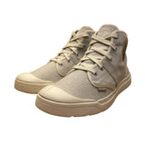 Palladium Women’s Gray Canvas Lace-Up Design High-Top Sneakers Size 9.5