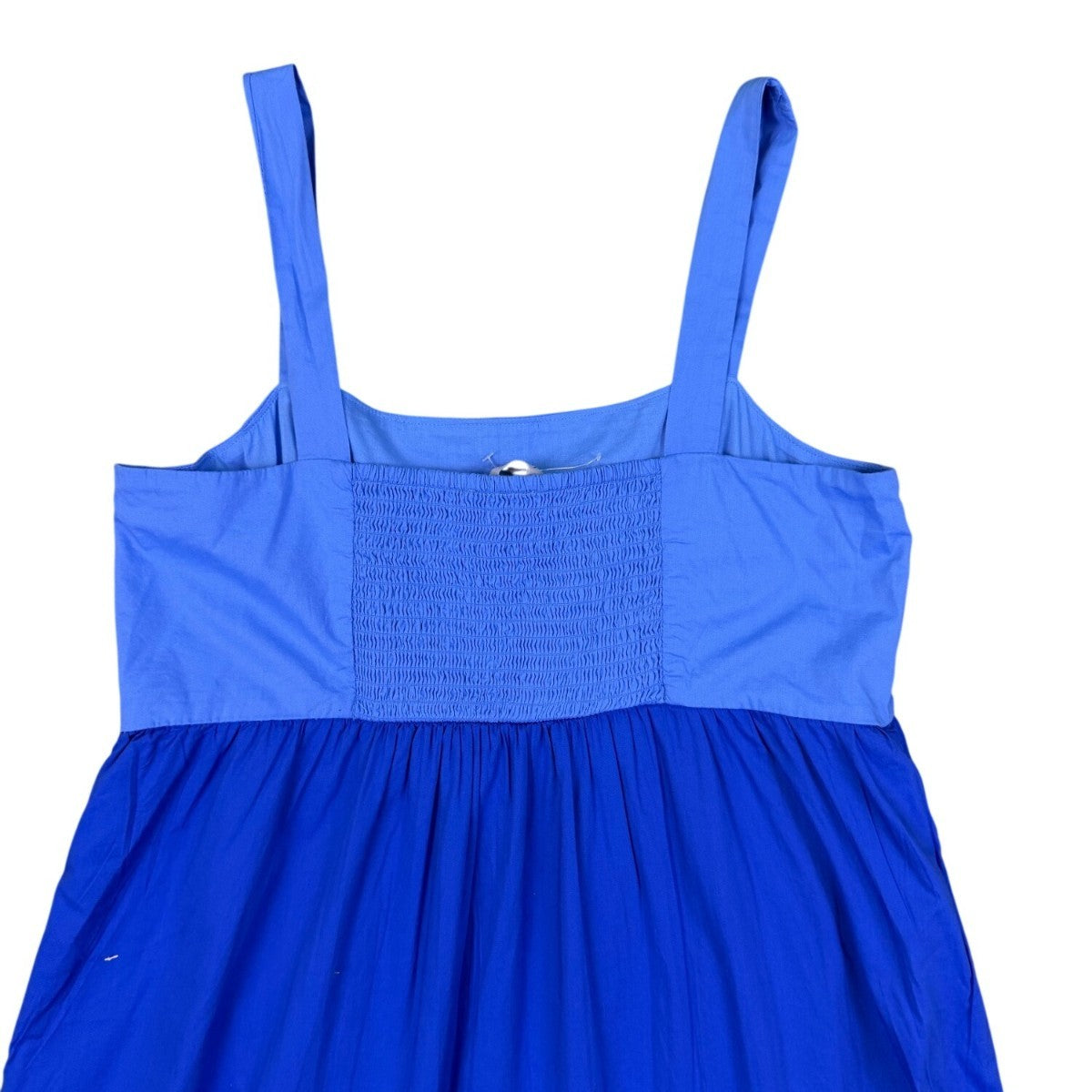 Loft Womens Blue Colorblock Maxi Dress Sleeveless Casual Style Size M