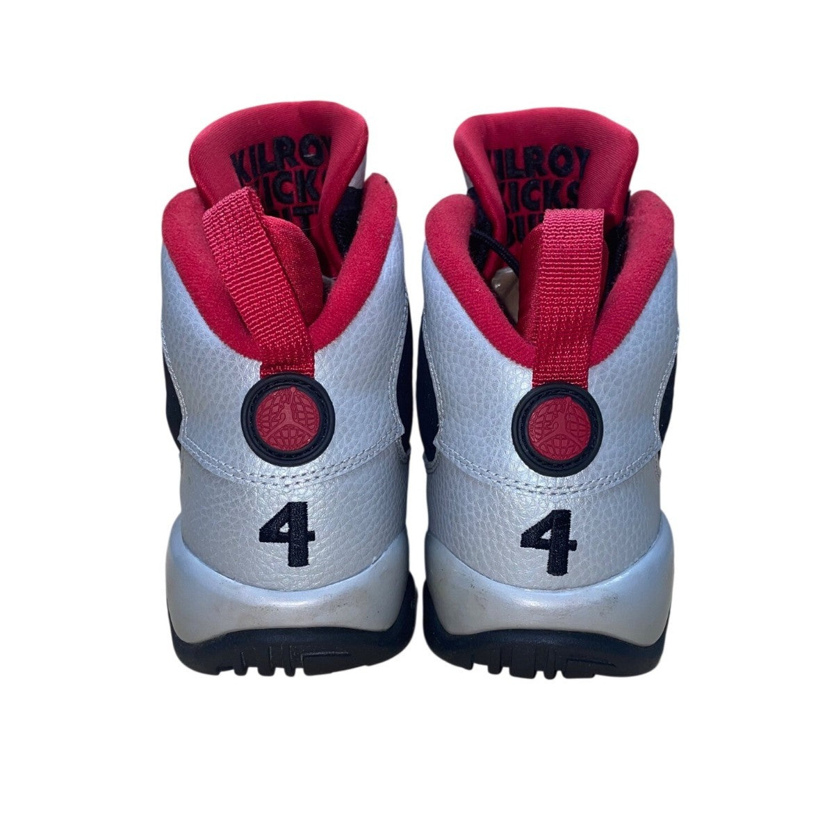 Air Jordan Youth Black& Red Leather Retro 9 Johnny Kilroy Sneakers Size 6.5Y