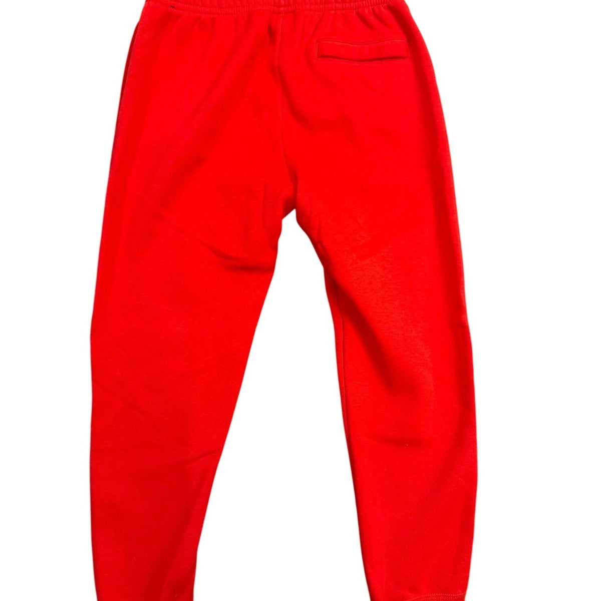Nike Mens Red Fleece Joggers With Logo Comfortable Sweatpants Size L