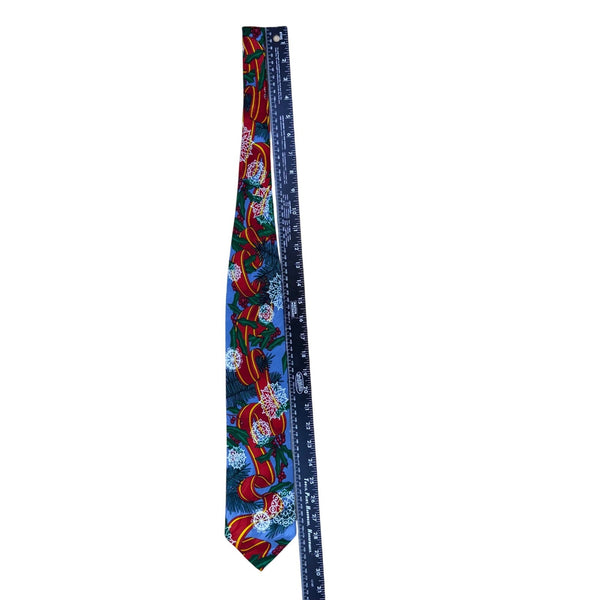 Ruch Lindenthal Mens Multicolor Polyester Holiday-Themed Tie 57"