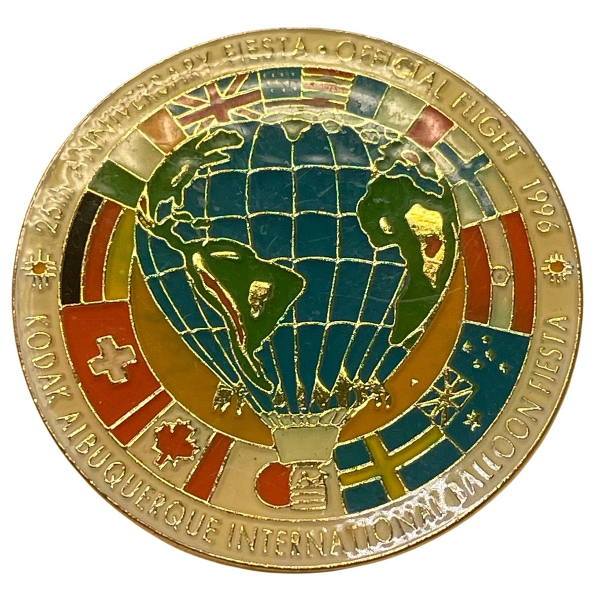 25th Anniversary Kodak Albuquerque International Balloon Fiesta Pin