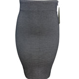 Nicole Miller Women's Black & White High-Waisted Pencil Skirt Sz P/S - New