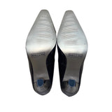 Bellini Women’s Maroon Patent Leather Laser Cut Pointed-Toe Trina Heels Size 8.5