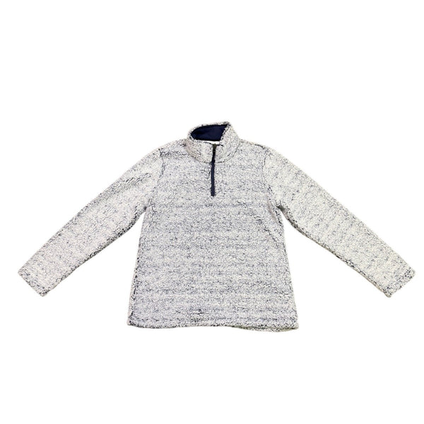 Orvis Mens Light Gray Pullover Sweater Warm Casual Size M