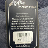 Jackson Hole Mens Navy Blue Zip-Up Hoodie Sweatshirt Workwear Sz XL