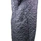 Nike Womens Black Quilted Bomber Jacket Lightweight Outerwear Casual Sz XL