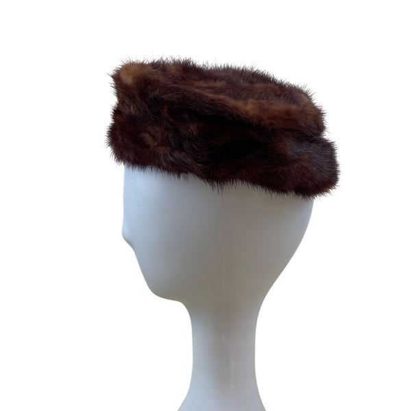 Vintage Sheppard Mink Fur Hat Made Expressly For Richs Atlanta