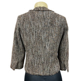 Michael Kors Women's Brown Tweed Blazer Jacket Sz 8