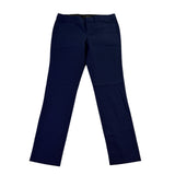 Banana Republic Womens Blue Cotton Blend Pants Sloan Petite Mid Rise Size OOP