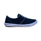 Keds Women’s Blue Navy Canvas Ortholite Insoles Lace-Up Sneakers Size 7