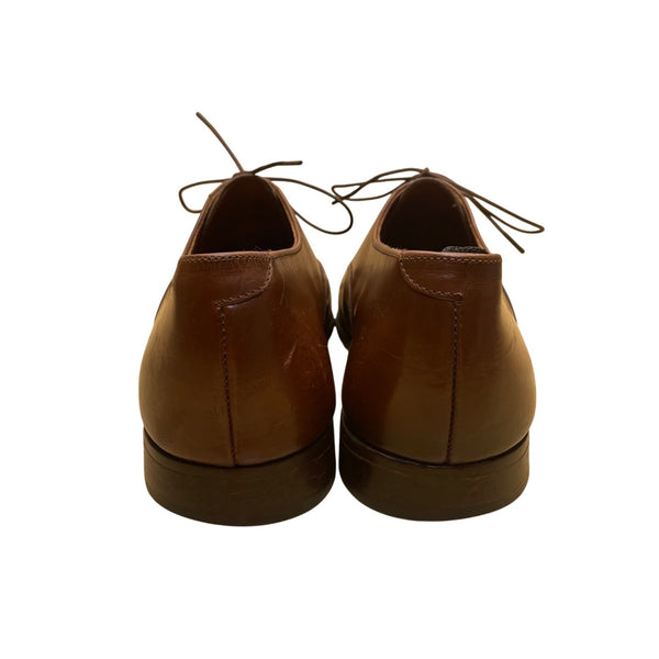 Bostonian Mens Brown Leather Cap Toe Oxford Dress Shoes Lace-Up Size 11 M