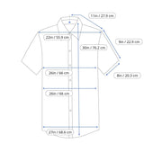 Van Heusen Men's Multicolored Square Pattern Short Sleeve Button Up Shirt Sz- XL