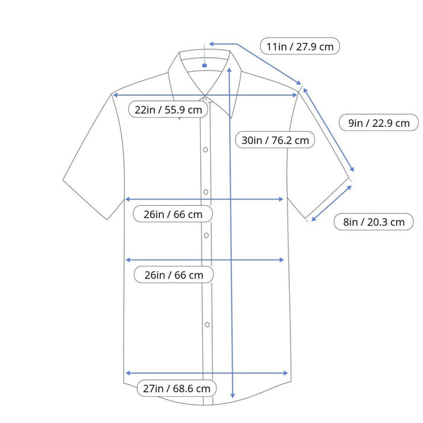Van Heusen Men's Multicolored Square Pattern Short Sleeve Button Up Shirt Sz- XL