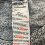 Gym Shark Women's Grey Stretchable Gym Running Long Sleeve Shirt Sz M