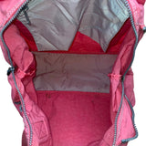 Kipling Women’s Coral Red Nylon  Expandable Zipper Closure Shoulder Bag