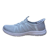 Skechers Women’s Gray Vegan Fabric Hand-Free Slip-Ins Machine Washable Shoes 9.5