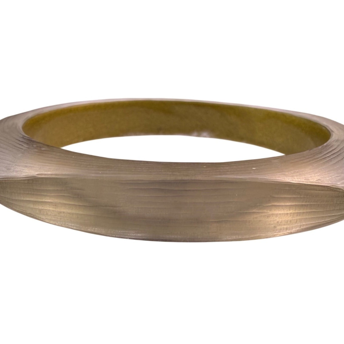 Alexis Bittar Womens Gold Tone Lucite Soft Square Bangle Bracelet Hand-Crafted
