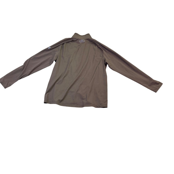 Under Armour Mens Gray Long-Sleeve Quarter Zip Pullover Size XL