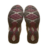 Easy Spirit Women’s Brown  Leather & Mesh Explore Map Walking Sneakers Size 10M