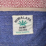 Like International Himalaya Blue Hemp Adjustable Strap MD-go Crossbody Bag