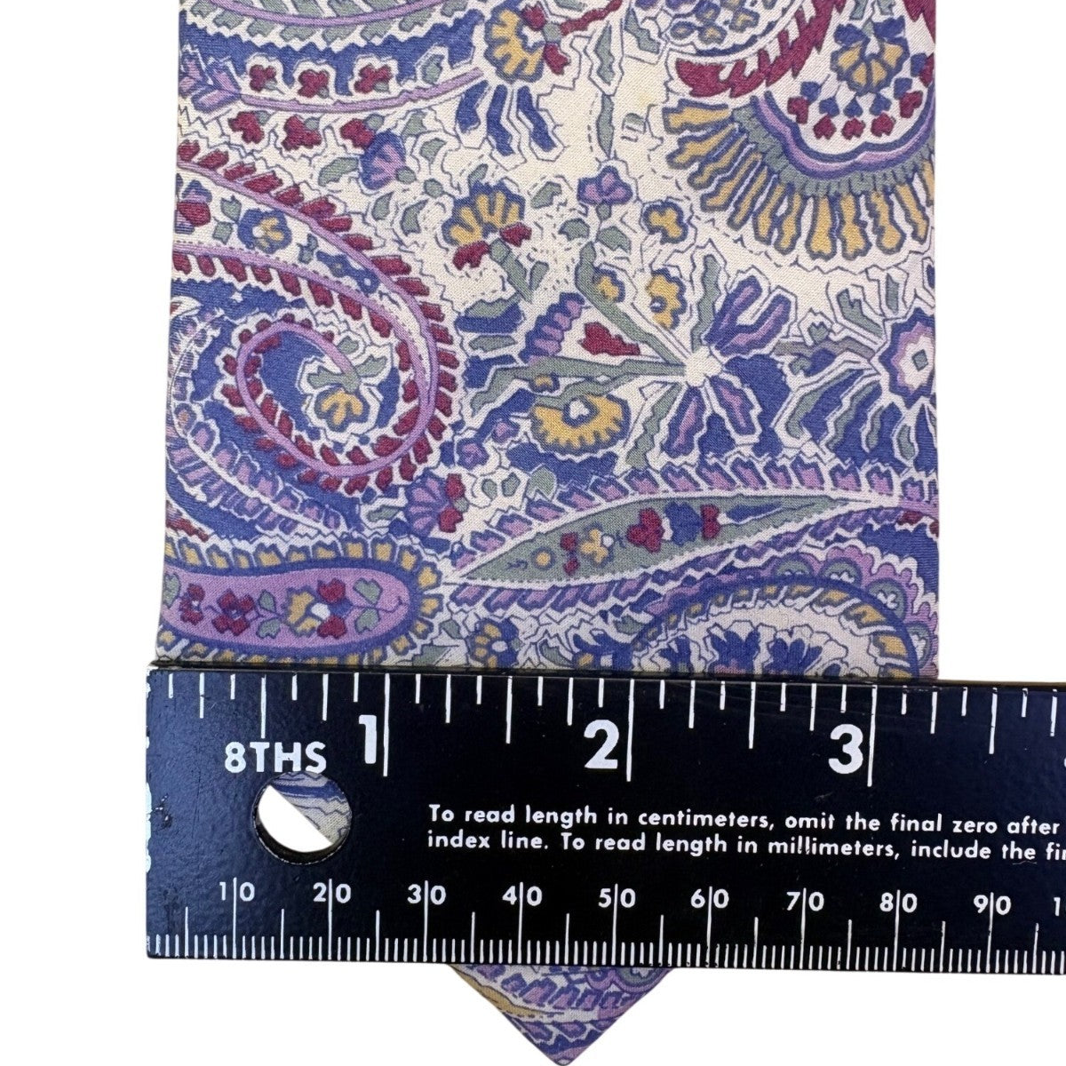 Liberty Mens Multicolor Cotton Paisley Tie Classic Elegant Design