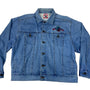 Mickey Inc Unisex Blue Denim Button Down Jacket Sz L