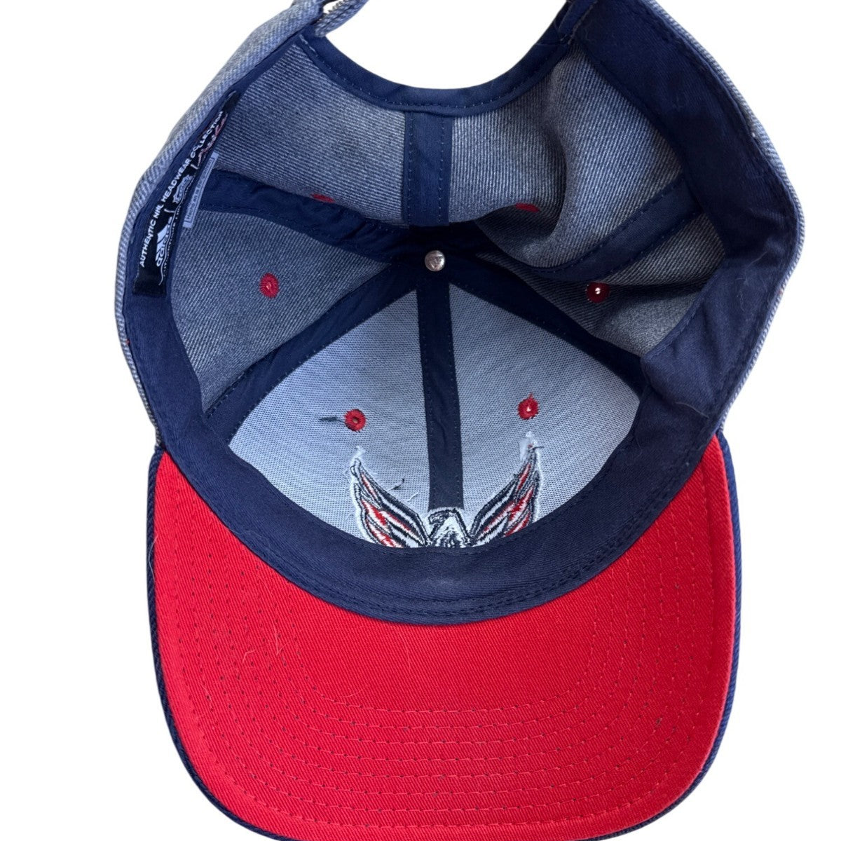 Adidas NHL Authentic Washington Capitals Adjustable Hat Gray/Blue